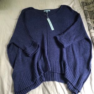 NWT Knit blue sweater